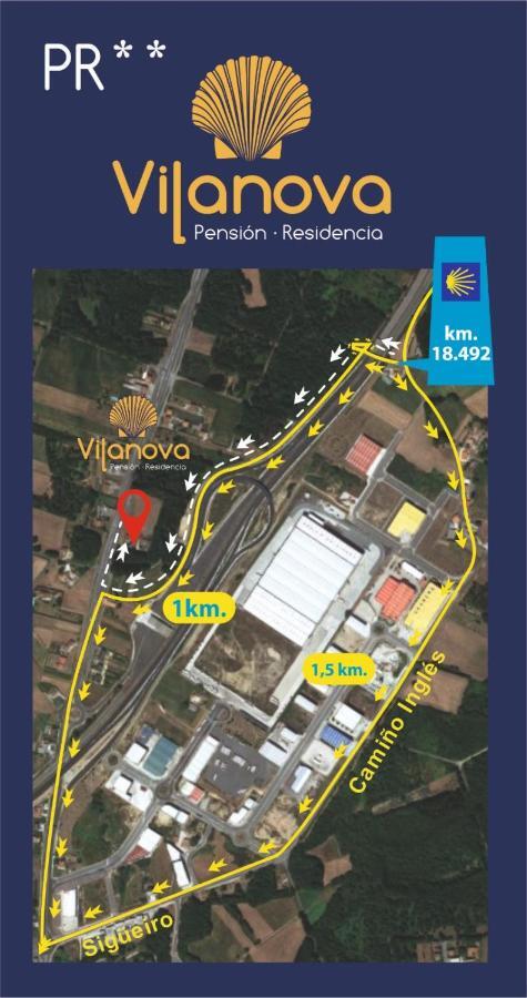 Pension Vilanova Sigueiro Luaran gambar